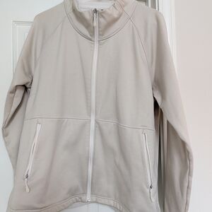 Kirkland Signature Beige Full-Zip Jacket